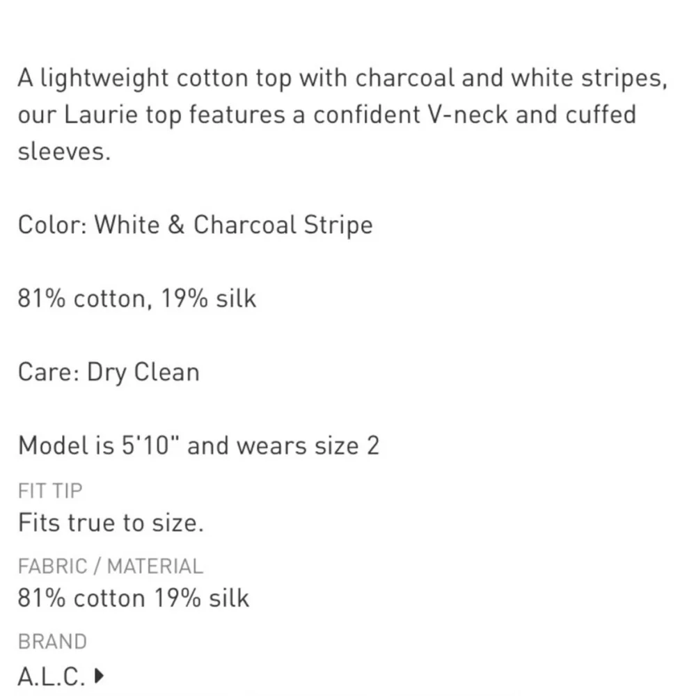 A.L.C. Laurie Silk and Cotton Striped Tunic Top - Picture 9 of 11